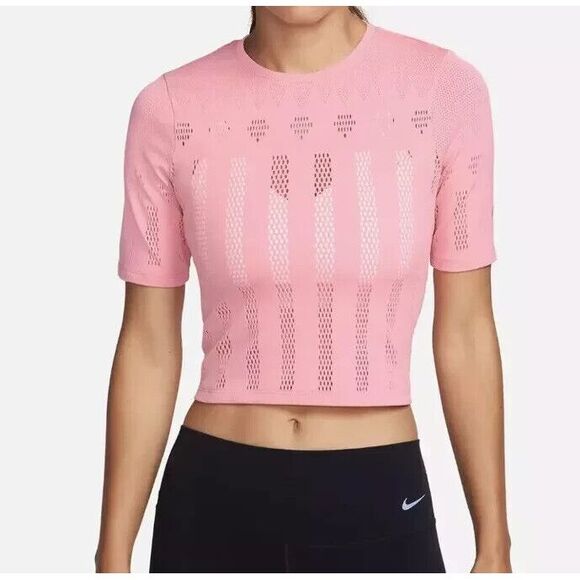 Nike Yoga Dri-FIT ADV Luxe Women Crop Top DV9169-611 Size Small - MSRP $80‎ - Picture 1 of 12